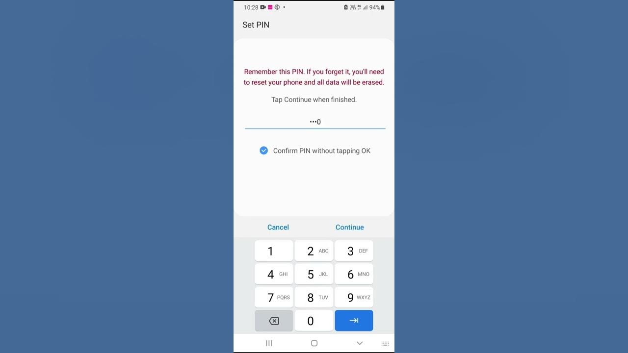 Samsung galaxy m30s mei screen lock settings YouTube