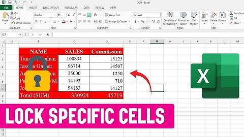 Specifieke cellen in Microsoft Excel vergrendelen