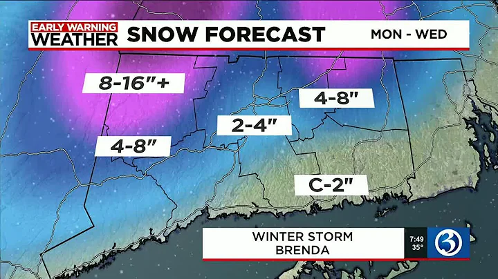 FORECAST: Winter Storm Brenda as of 7:45 a.m.