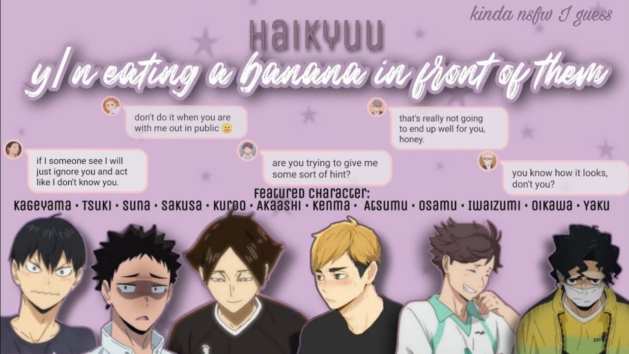 Eating a Banana infront of them 😶