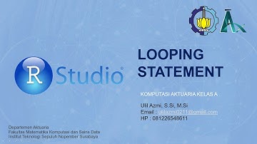 Looping Statement pada R Studio