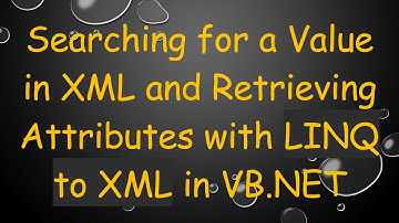 Searching for a Value in XML and Retrieving Attributes with LINQ to XML in VB.NET