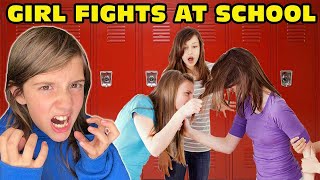 Girl Temper Tantrum Fights Bully At School - Girl Fights At School Bully Gets Owned