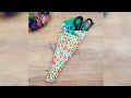 Sew a Scissors Case That Holds Two! Quick &amp; Cute Organizer DIY ✂️🧵