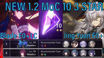 [ Honkai Star Rail : MoC 10 3 Star ] Blade and Jing Yuan