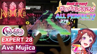 バンドリ】Ave Mujica (EXPERT 28)【ALL PERFECT】手元【BanG Dream