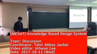 171011 Knowledge Based Design System : Discussion