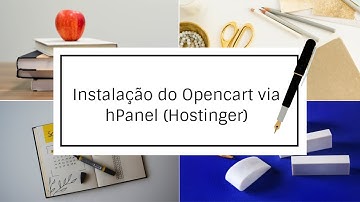 Instalação do Opencart via hPanel (Hostinger)