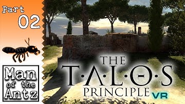 Weird holograms and time capsules in the 2nd area | The Talos Principle VR on Oculus Rift - Part 2