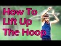 How to Hula Hoop For Beginners (Lift Up from Waist to Lasso Hula Hoop Trick Tutorial)