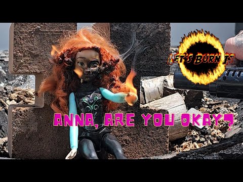🔥Anna from Frozen MELTS Under a Hand Torch — Epic Burn Results!❄️