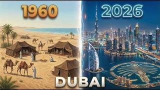 Incredible Evolution of Dubai Over 60 Year - Timelapse  