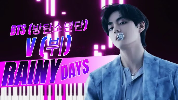 Rainy Days – BTS V Sheet music for Piano (Solo)