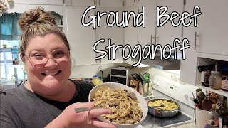 Ground Beef Stroganoff