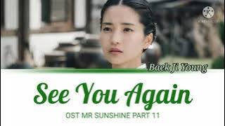 Baek Ji Young (백지영) - 'See You Again' (Mr Sunshine OST Part 11) Lyrics