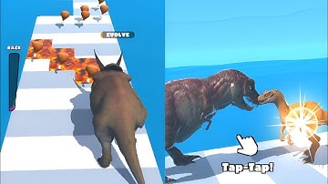 Dino Run 3D All Levels 🎯 Gameplay 🎮 Android/iOS