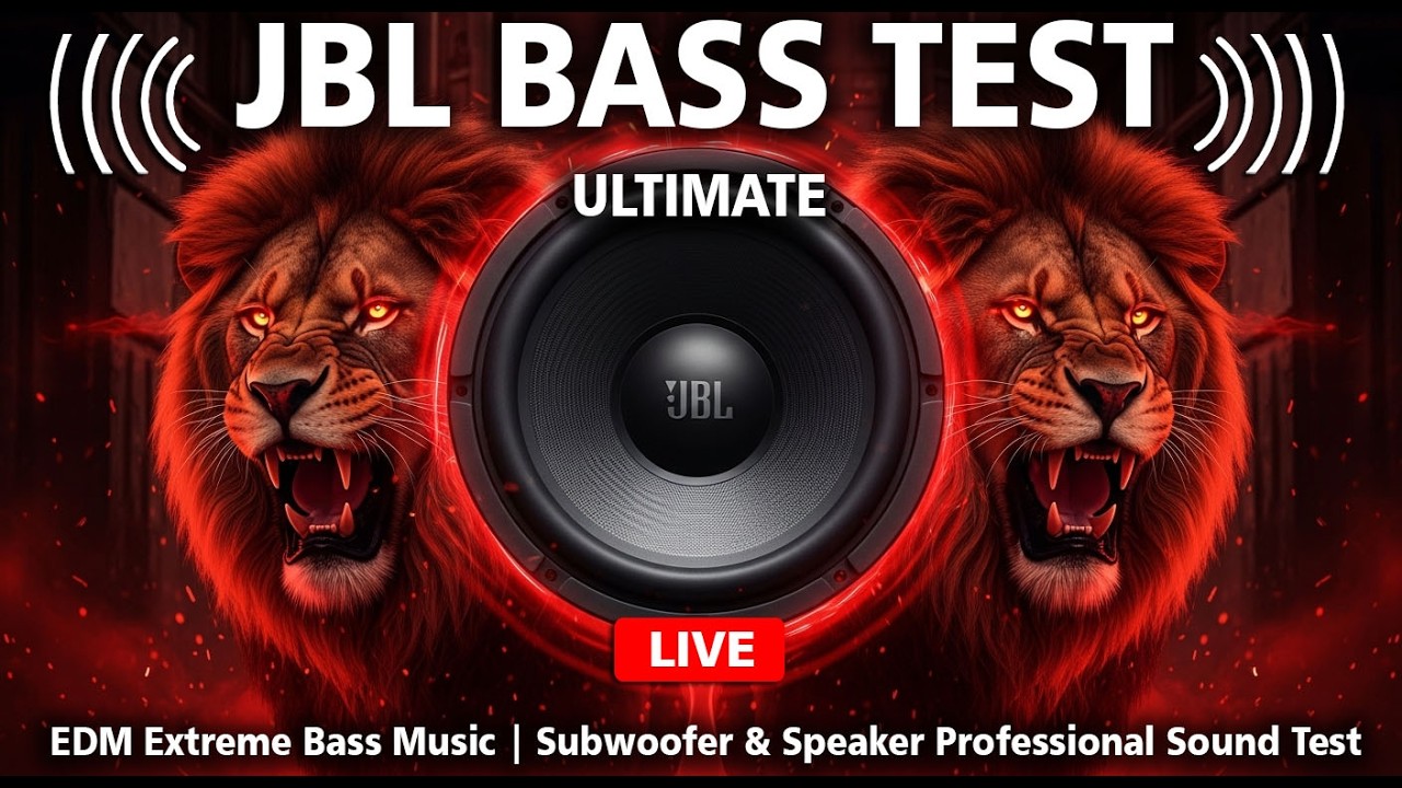 JBL MEGA BASS BOOST TEST 🔊 EDM Extreme Bass Music | Subwoofer & Speaker Professional Sound Test