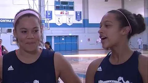 Modesto Christian's Jasmine Hampton and Lexi Tubbs...