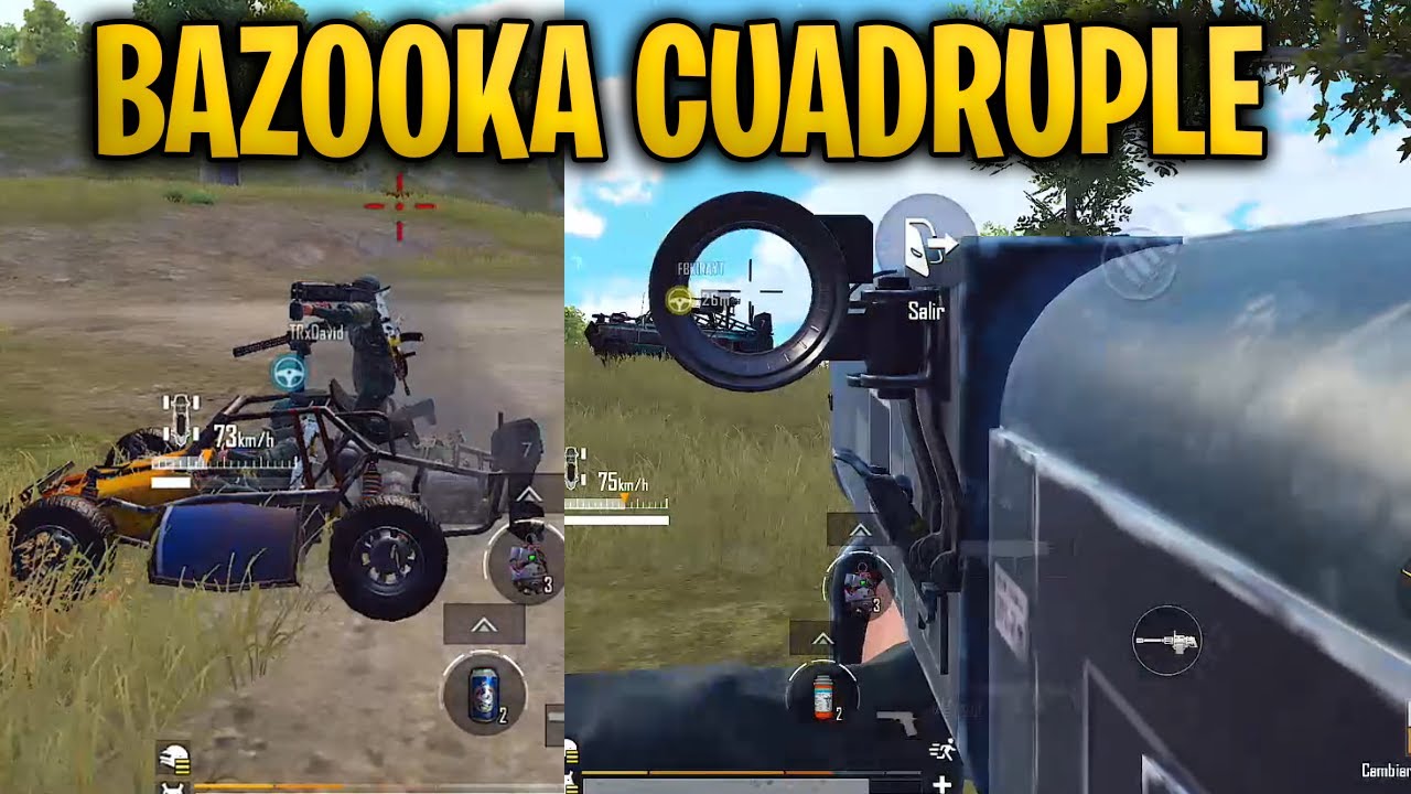 ¡BAZOOKA CUADRUPLE EL ARMA MAS ROTO DE TODO PUBG MOBILE UN ABUSO!