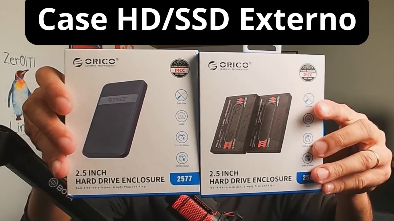 MELHOR CASE HD-SSD EXTERNO CUSTO BENEFÍCIO EM 2025 - YouTube