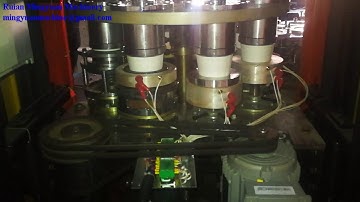 Normal heater paper bowl machine test for iran client which running speed 50pcs each min