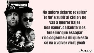 Te Robaré - Nicky Jam × Ozuna (Letra) 4k