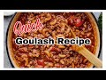 Goulash Recipe with Ground Beef |OR Ground Turkey thumbnail