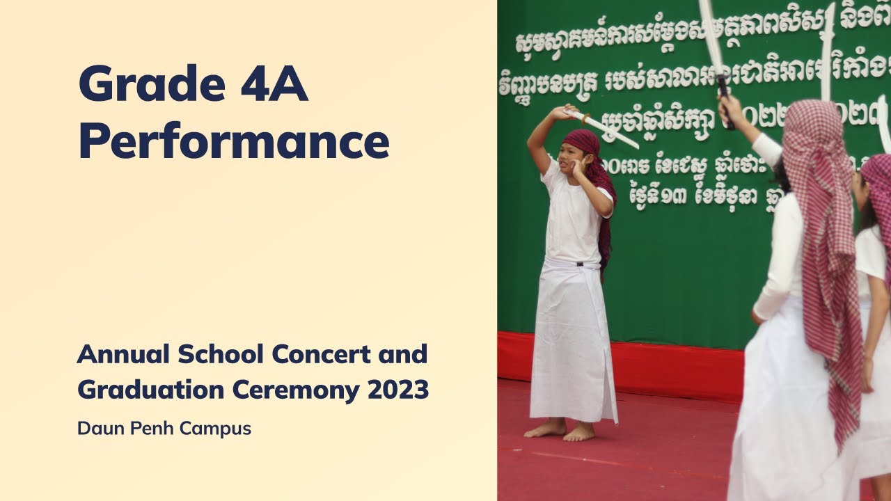 Graduation Practice Performance Grade 4A Performance - Annual School Concert and Graduation Ceremony ...