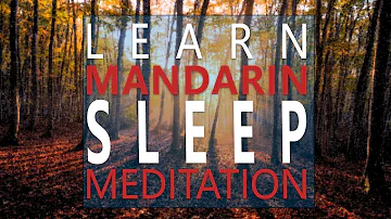 LEARN MANDARIN - SLEEP MEDITATION - FOREST (guided)