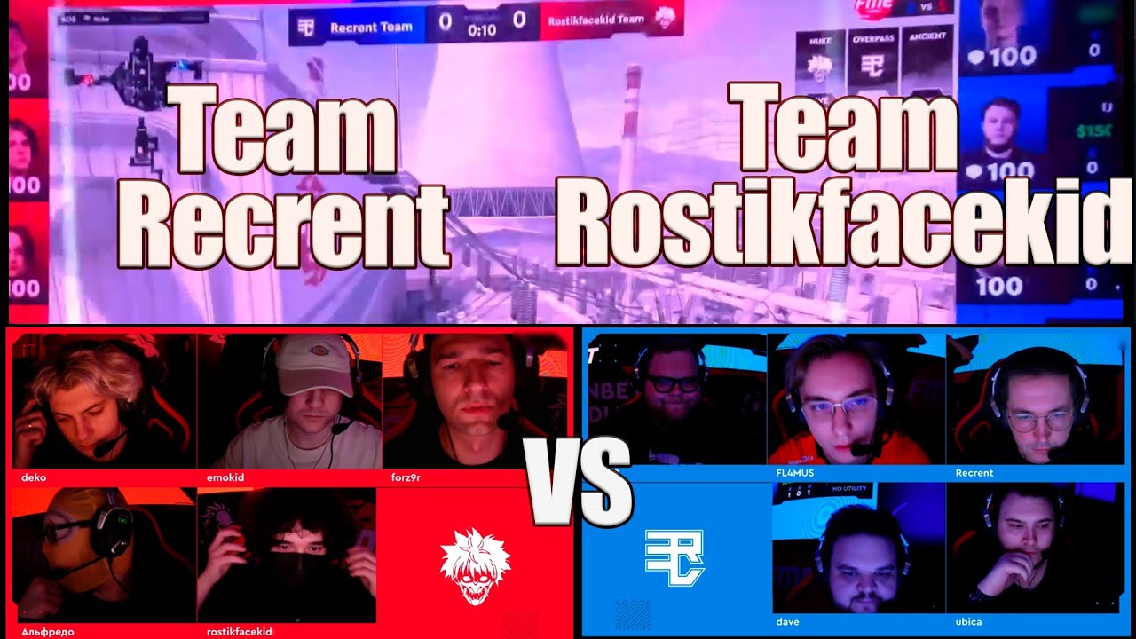 Гранд Финал Fonbet Media Eleague 2025 / Team Recrent VS Team Rostikfacekid / FL4MUS, T2x2, Recrent..