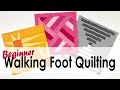 More Walking Foot Quilting with On Williams Street - 3 Easy Grid Quilting Designs for Beginners