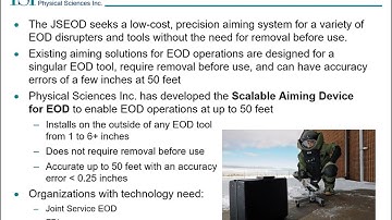 Physical Sciences Navy STP Tech Talk for Contract N68335-22-C-0412 (2023-24)
