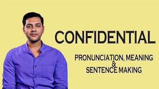 Confidential -   Meaning &  Pronunciation  Word World   Audio Video Dictionary