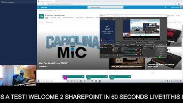 SharePoint in 60 Seconds LIVE!
