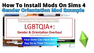 How To Install Gender Orientation Overhaul Mod For Sims 4 | 2024 screenshot 5
