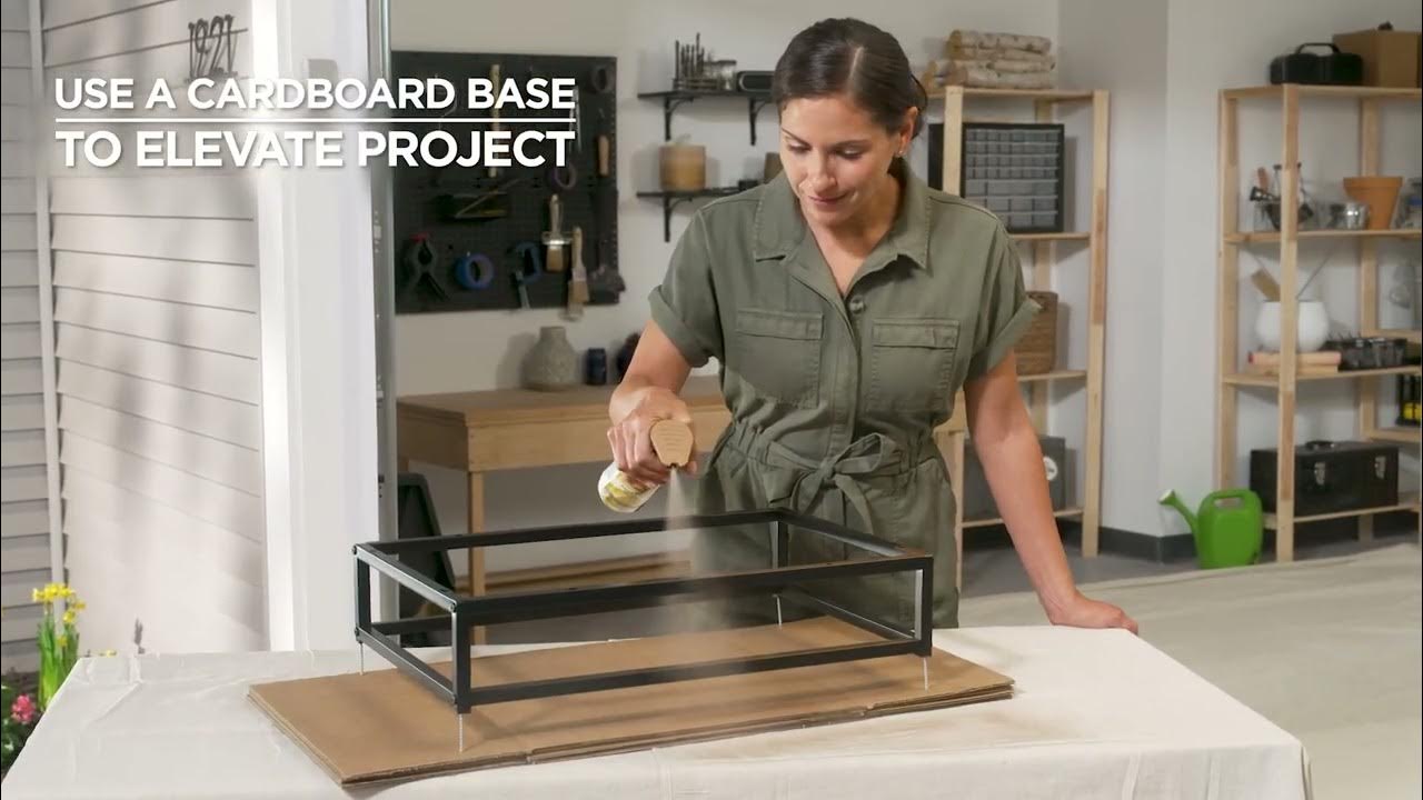 How to Use RustOleum Universal Spray Paint YouTube