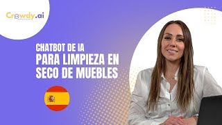 Chatbot de IA para la limpieza en seco de muebles - https://crowdy.ai/es/