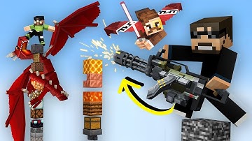 100 Mods in Minecraft Pillars