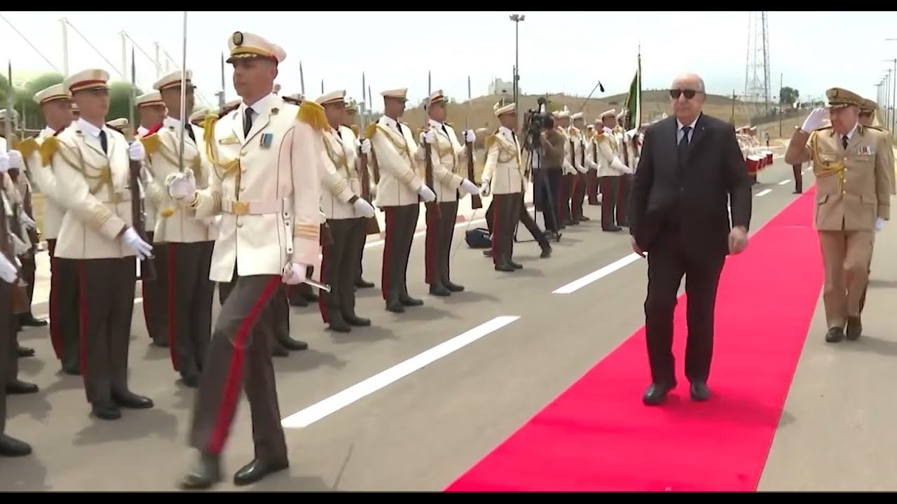 مراسم استقبال رئيس الجمهورية السيد عبد المجيد تبون بولاية تيزي وزو