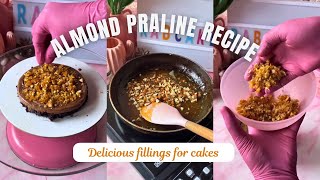Almond Praline recipe | Almond praline | Easy praline recipe | Praline recipe | Almond Praline cake 