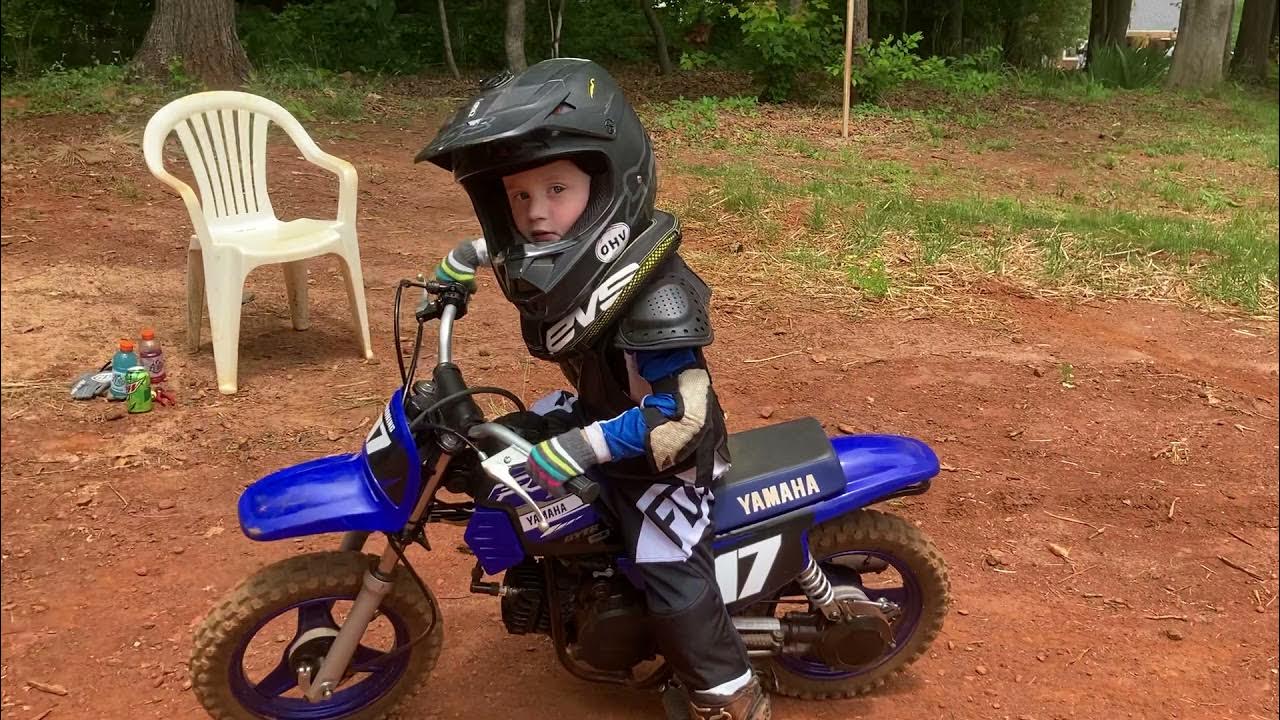 Pw50 take off/ stop practice YouTube