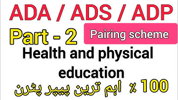 BA, BSC part 2 health and physical education pairing scheme/elective and optional subject/pattern