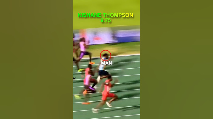 Kishane Thompson 9.75 😳