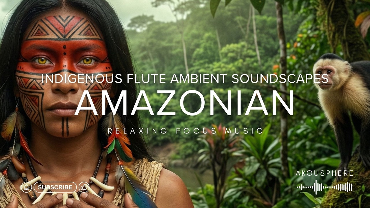 DISCOVER AMAZONIAN MUSIC | INDIGENOUS FLUTE Ambient Soundscapes