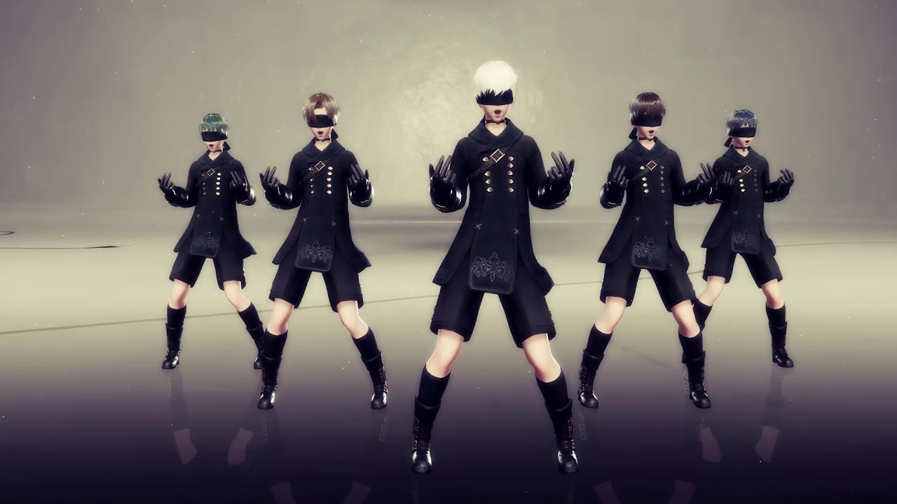 【MMD】被害妄想携帶女子（笑）（Nier:Automata Sx5）