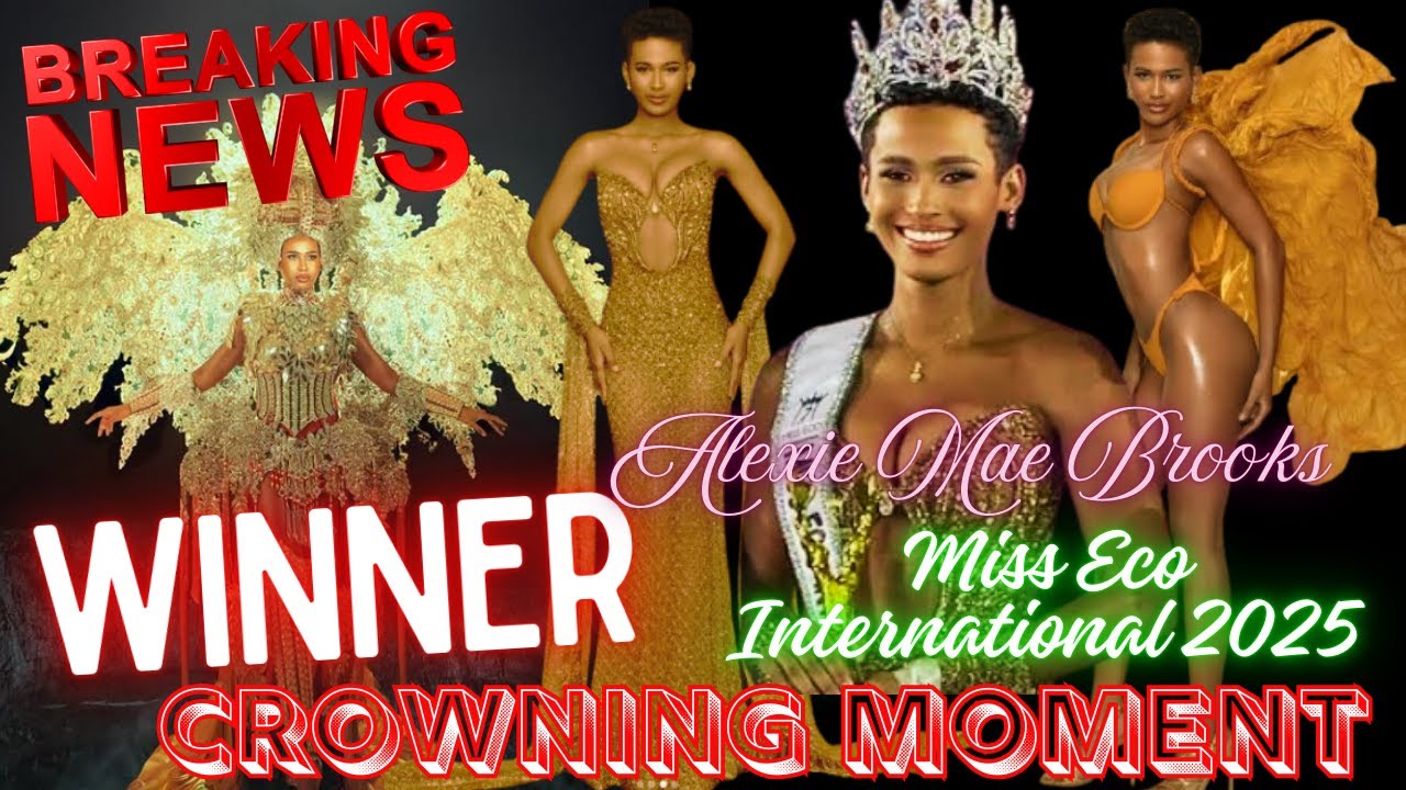 MISS ECO INTERNATIONAL 2025 WINNER Miss PHILIPPINES Alexie Mae Brooks CROWNING MOMENT