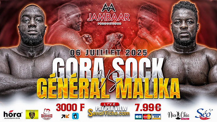 🛑Direct - Arène Nationale -Combat Gora Sock vs Général Malika, Journée Jambaar Productions...