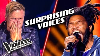 Incredible UNEXPECTED Voices on The Voice!