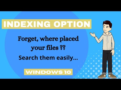 Indexing Option in Windows 10 | Windows 7 | Abhiology