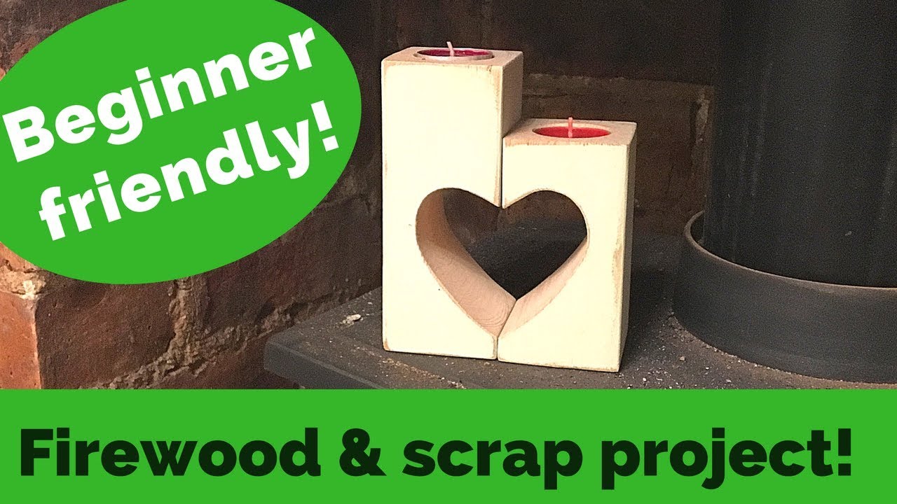 Wooden Tea Project How to make a rustic painted distressed wooden Tea light holder: A free ...
